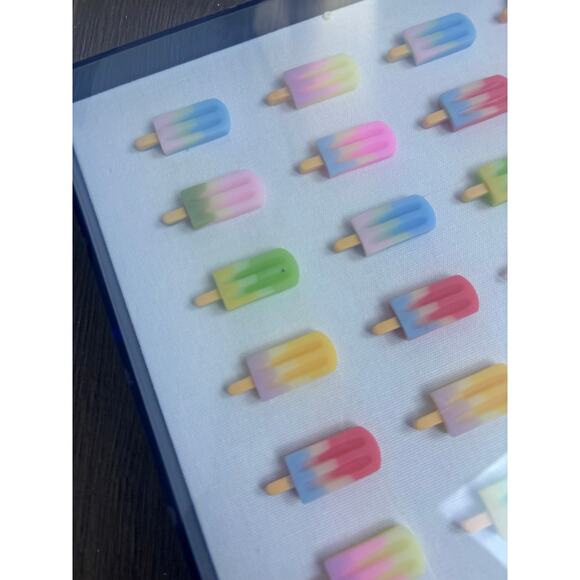 Popsicle Wall Art Modern Pop Art 3D Ice Cream Sculpture Acrylic Frame 12x12 - Picture 11 of 11